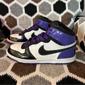 Nike Big Nike High, Premium, QK LBC Edition - 10.5, Black, White, Purple